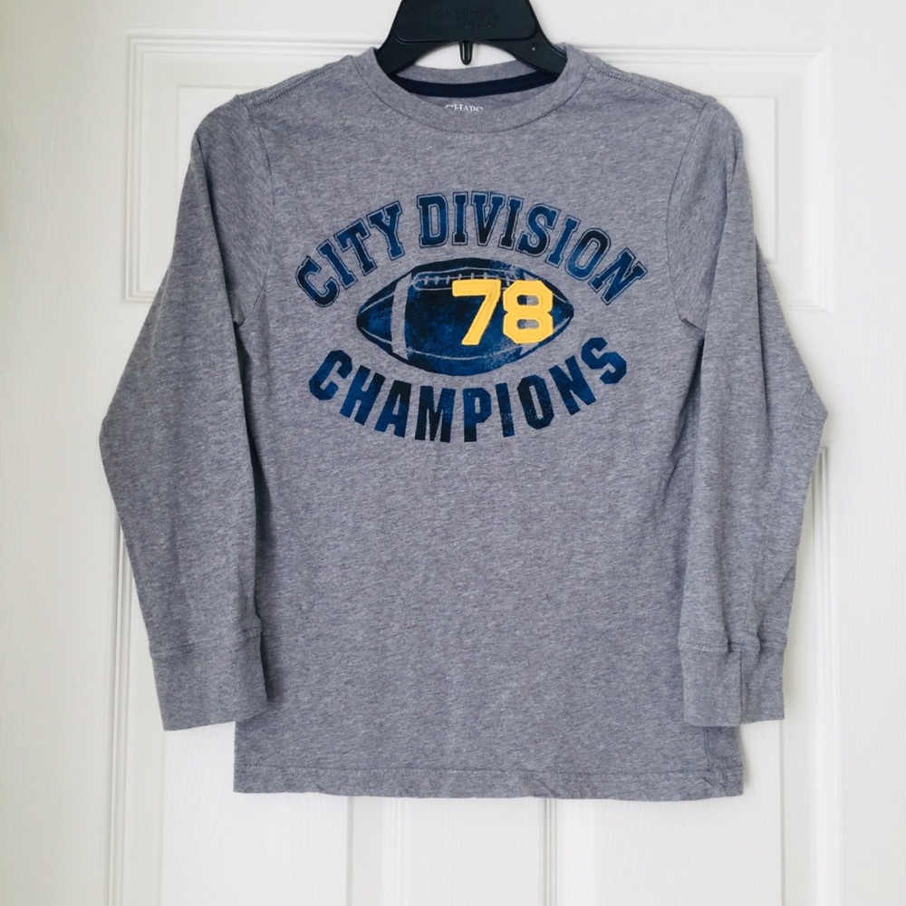 Boy’s Chaps Football Long Sleeve Shirt